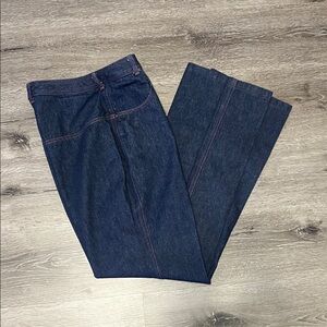Vintage 80s HALSTON III Denim Pants Straight Leg